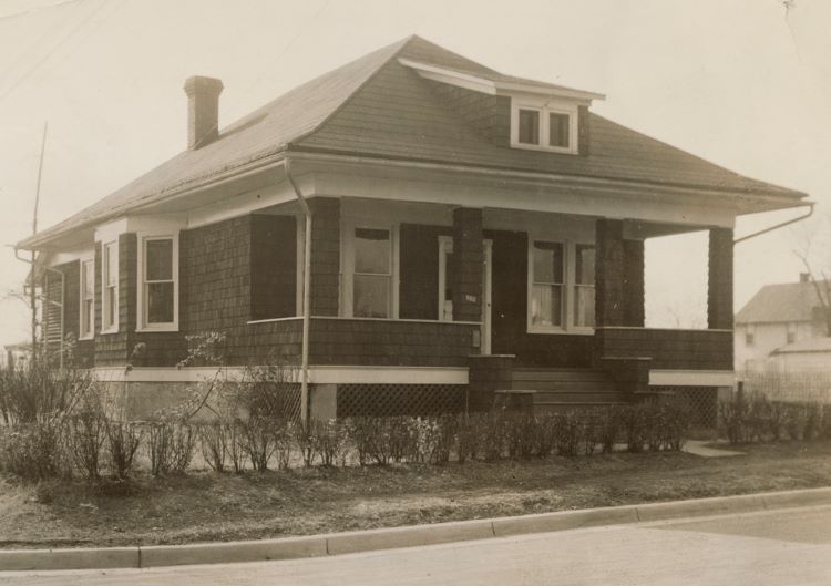One of the first FHA-insured homes, 1934-1935 One of the first FHA-insured homes, 1934-1935