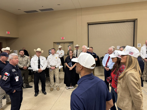 [Secretary Turner joins President Trump and federal, state, and local officials in Kerr County, Texas.]