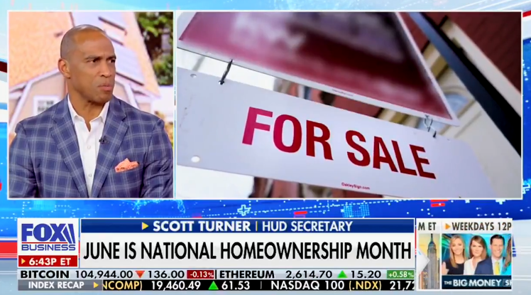 HUD Secretary Scott Turner on National Homeownership Month