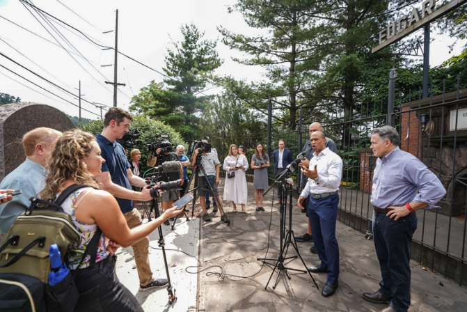 [Secretary Turner, Senator McCormick, and Senator Fetterman]