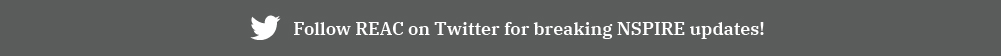 Follow REAC on Twitter for breaking NSPIRE updates!