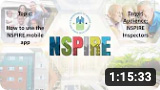 Watch this video on YouTube: NSPIRE mobile app video for inspectors height=90